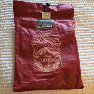 Disney Burgundy Drawstring Bag